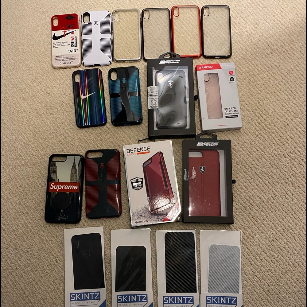 iPhone X / XS and iPhone 8+ and 7+ cases